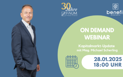 Webinar-Reihe: Kapitalmarkt-Update Jänner | Entwicklungen des Finanzmarkts in 20 Minuten zusammengefasst!